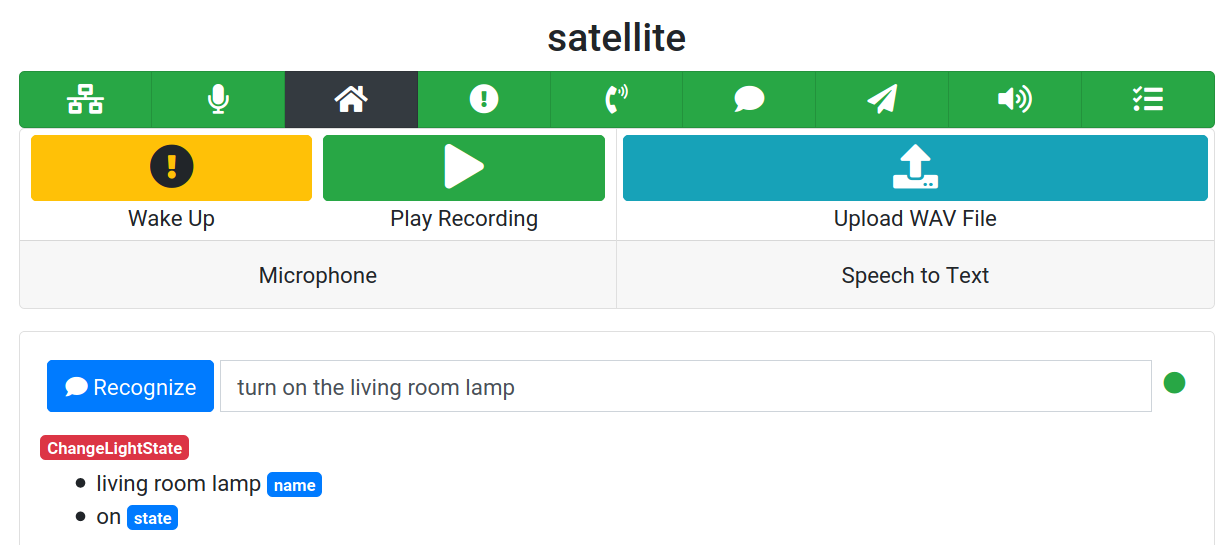 Satellite test for remote HTTP
